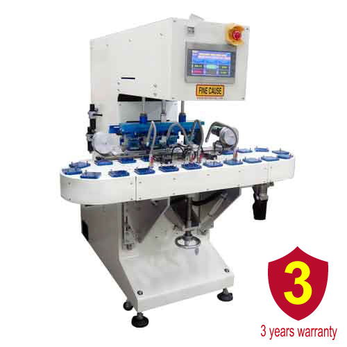 4-color pad printing machine with carousel