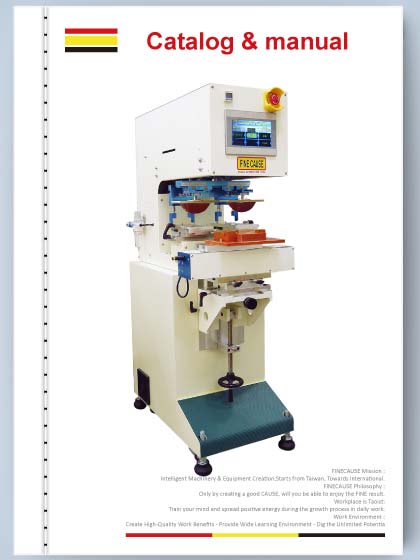 FC-162ACC pad printing machine by 2-color ink-cup w/x-y slide table DM