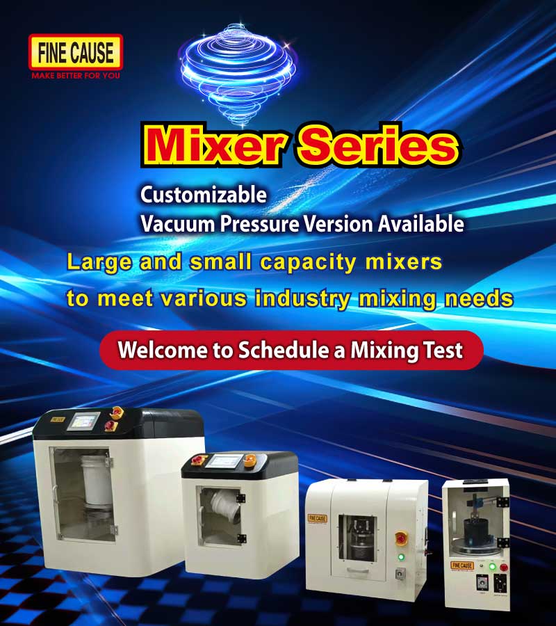 FINE CAUSE Mixer Series Offers Free Test Mixing