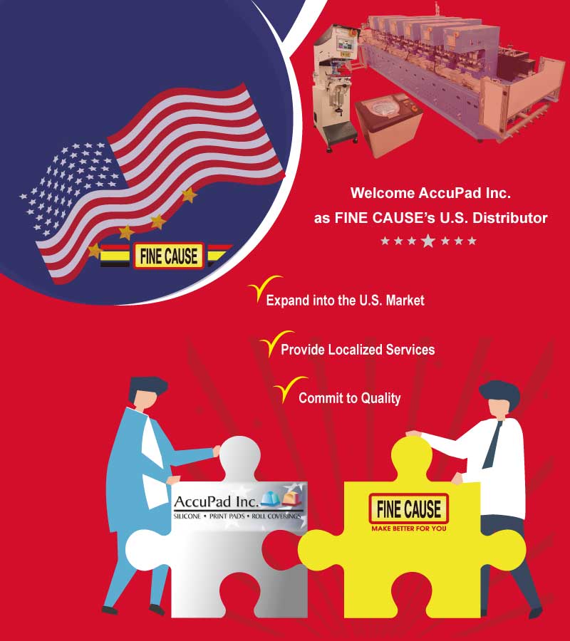 FINE CAUSE Announces Official Partnership with AccuPad Inc. in the United States